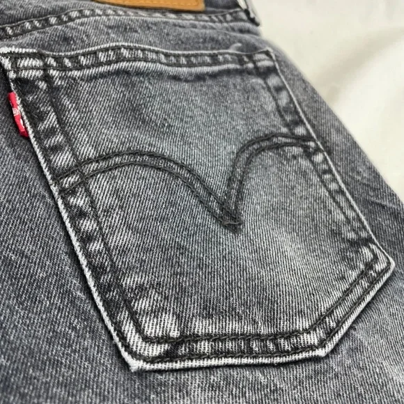 Levis High Waist Skinny Jean Black Wash Women’s Size 25 VINTAGE - Picture 12 of 16